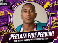 ‘No me supe controlar’: John Perlaza pide perdón tras agresión a árbitro 5 John Perlaza rompió el silencio y pidió disculpas tras agredir a un árbitro en el Ascenso Nacional. Conoce la sanción de la FEF y su salida del club.