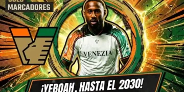 Blindaje en Italia: John Yeboah firma la extensión de su contrato con el Venezia FC hasta el 2030 5 John Yeboah firmó la extensión de su contrato con el Venezia FC de Italia hasta el 2030. Revisa sus cifras de goles y asistencias.