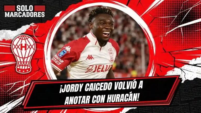 Jordy Caicedo convirtió de penal en el 1-2 de Huracán ante Gimnasia La Plata por el Torneo Clausura. Revisa los detalles del compromiso.