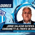 Jorge Salazar: 'Sanguinetti Tiene Nuestro Respaldo, Es Totalmente Falso Que Su Continuidad Dependa De LDU' 4 El presidente de Macará, Jorge Salazar, respalda a Guillermo Sanguinetti, confirma la compra de Posse y Campana y la reducción del déficit.
