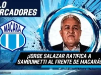 Jorge Salazar: 'Sanguinetti Tiene Nuestro Respaldo, Es Totalmente Falso Que Su Continuidad Dependa De LDU' 5 El presidente de Macará, Jorge Salazar, respalda a Guillermo Sanguinetti, confirma la compra de Posse y Campana y la reducción del déficit.