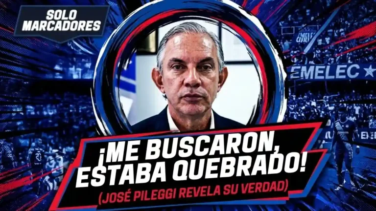 José Pileggi Emelec habla sobre la crisis económica, el pedido de candidatura de Nassib Neme y su salida en 2024.
