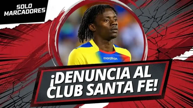 Juan Carlos Paredes denunció a Santa Fe por sueldos impagos, aportes al IESS y terapias pendientes. El caso llegó a la FEF.