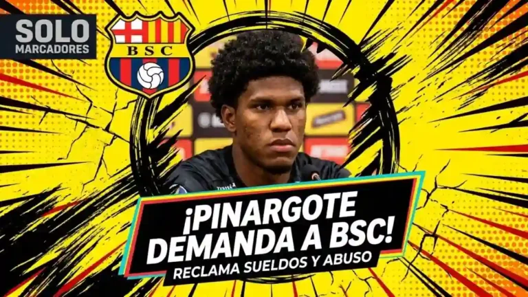 Kleber Pinargote demanda a Barcelona SC ante la FEF por cuatro sueldos impagos y tratos abusivos. Conoce los detalles de la acción legal.