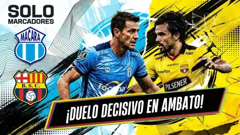 Conoce los horarios y canales para ver EN VIVO Macará vs. Barcelona SC este sábado 31 de octubre por la fecha 5 del hexagonal final.