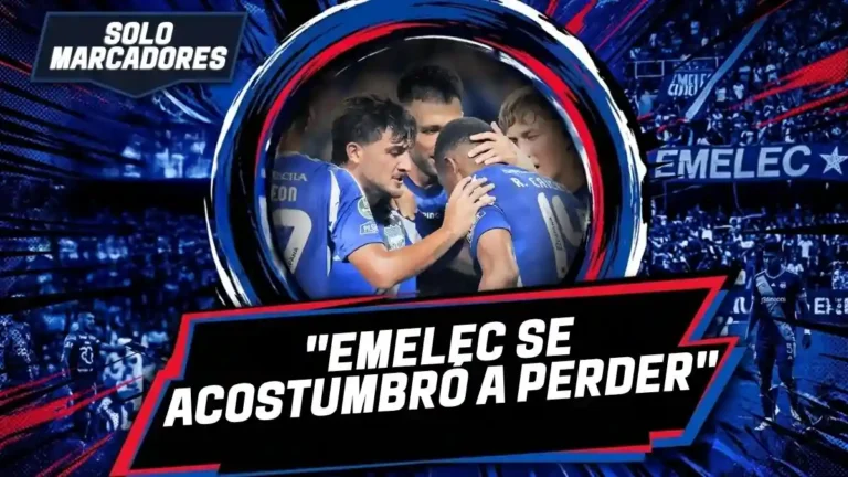 Marcos Mondaini criticó el presente de Emelec tras dos derrotas seguidas en el cuadrangular. "Tienen miedo de ganar", afirmó el exjugador azul.
