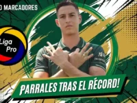 Miguel Parrales amenaza el récord histórico: a un paso de ser el máximo goleador de la era LigaPro 5 Miguel Parrales suma 60 goles en LigaPro y queda a un tanto de igualar la marca histórica de Francisco Fydriszewski en Ecuador.
