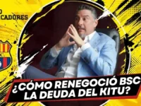 “Era una catástrofe financiera”: Montalvo explica cómo Barcelona SC renegoció la deuda con Damián Díaz 5 Montalvo defendió el acuerdo con Damián Díaz: pagar más de $2 millones en siete años y sin intereses, según el presidente de Barcelona SC.