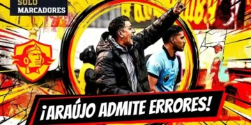 La dirigencia de Aucas decidirá el futuro: Norberto Araujo admite el impacto de la crisis tras la goleada 1 Norberto Araujo admitió tras la goleada ante Barcelona SC que la directiva evaluará el futuro del plantel tras sumar siete partidos sin ganar.