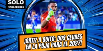 Pedro Ortiz podría dejar Emelec para 2027. Universidad Católica y otro club de Quito analizan su contratación para la próxima temporada.