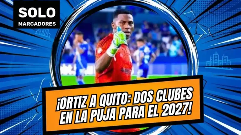 Pedro Ortiz podría dejar Emelec para 2027. Universidad Católica y otro club de Quito analizan su contratación para la próxima temporada.