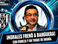 Santiago Morales frena a Máximo Banguera por polémica del Estadio Monumental 5 Santiago Morales respondió a Máximo Banguera tras sus dichos sobre IDV y la vuelta olímpica en el Monumental por la LigaPro.