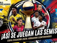 Horarios confirmados para las semifinales de la Copa Ecuador 2026: Todo lo que necesitas saber 5 ¡Confirmado! Todo sobre las semifinales Copa Ecuador 2026. Fechas, estadios y horarios (19h00) para Delfín-IDV y Católica-LDU.