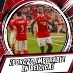 Snayder Porozo brilla en Bélgica: tercer gol y triunfo clave del Royal Antwerp 3 Snayder Porozo anota de penal en el triunfo 3-0 del Royal Antwerp ante Charleroi. El delantero ecuatoriano suma tres goles en ocho partidos.