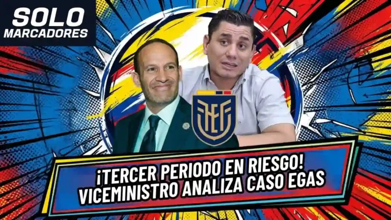 El Viceministerio del Deporte de Ecuador evalúa si la reelección de Francisco Egas en la FEF cumple con el límite de periodos según la ley.