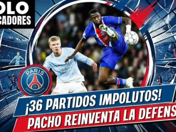 Willian Pacho suma 36 partidos en la UEFA Champions League sin recibir tarjetas tras la victoria del PSG ante Manchester City.